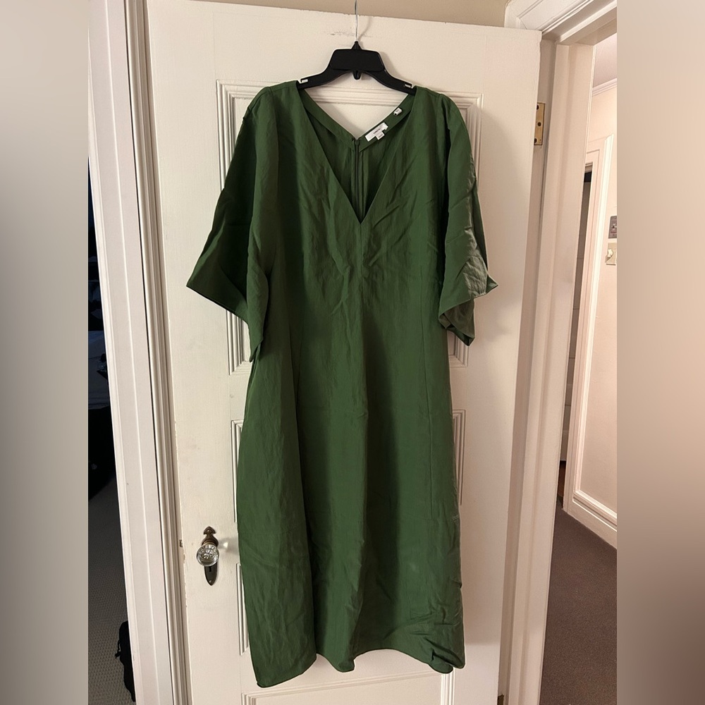 Vince Olive Midi Dress